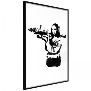 Banksy: Mona Lisa with Bazooka II Artgeist
