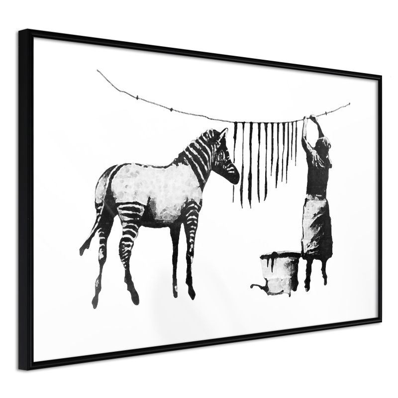 Banksy: Washing Zebra Stripes Artgeist