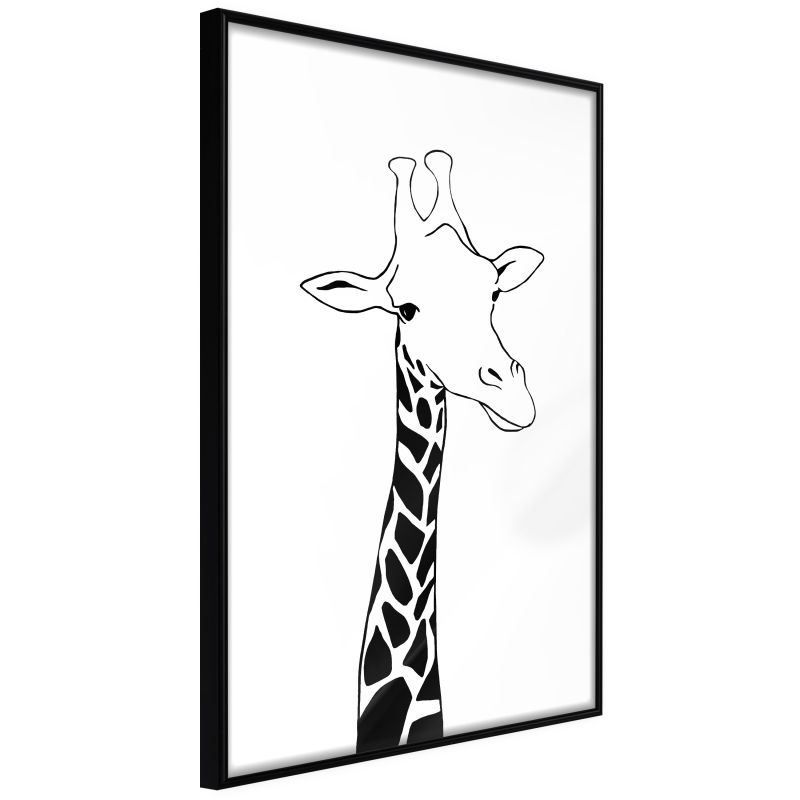 Black and White Giraffe Artgeist