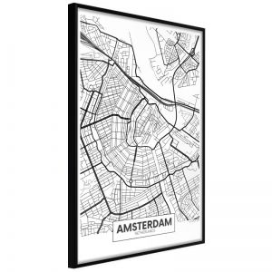 City map: Amsterdam Artgeist