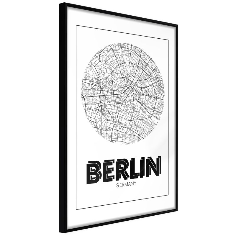 City Map: Berlin (Round) Artgeist