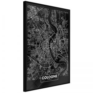 City Map: Cologne (Dark) | 20x30 Bílý rám, 20x30 Bílý rám s paspartou, 20x30 Černý rám, 20x30 Černý rám s paspartou, 20x30 Zlatý rám, 20x30 Zlatý rám s paspartou, 30x45 Bílý rám, 30x45 Bílý rám s paspartou, 30x45 Černý rám, 30x45 Černý rám s paspartou, 30x45 Zlatý rám, 30x45 Zlatý rám s paspartou, 40x60 Bílý rám, 40x60 Bílý rám s paspartou, 40x60 Černý rám, 40x60 Černý rám s paspartou, 40x60 Zlatý rám, 40x60 Zlatý rám s paspartou