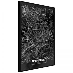 City Map: Frankfurt (Dark) | 20x30 Bílý rám, 20x30 Bílý rám s paspartou, 20x30 Černý rám, 20x30 Černý rám s paspartou, 20x30 Zlatý rám, 20x30 Zlatý rám s paspartou, 30x45 Bílý rám, 30x45 Bílý rám s paspartou, 30x45 Černý rám, 30x45 Černý rám s paspartou, 30x45 Zlatý rám, 30x45 Zlatý rám s paspartou, 40x60 Bílý rám, 40x60 Bílý rám s paspartou, 40x60 Černý rám, 40x60 Černý rám s paspartou, 40x60 Zlatý rám, 40x60 Zlatý rám s paspartou