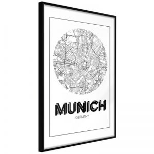 City Map: Munich (Round) | 20x30 Bílý rám, 20x30 Bílý rám s paspartou, 20x30 Černý rám, 20x30 Černý rám s paspartou, 20x30 Zlatý rám, 20x30 Zlatý rám s paspartou, 30x45 Bílý rám, 30x45 Bílý rám s paspartou, 30x45 Černý rám, 30x45 Černý rám s paspartou, 30x45 Zlatý rám, 30x45 Zlatý rám s paspartou, 40x60 Bílý rám, 40x60 Bílý rám s paspartou, 40x60 Černý rám, 40x60 Černý rám s paspartou, 40x60 Zlatý rám, 40x60 Zlatý rám s paspartou