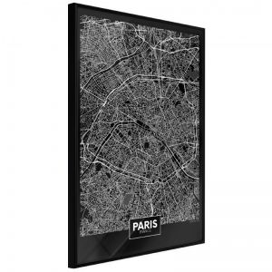 City Map: Paris (Dark) Artgeist