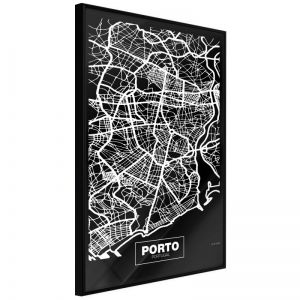 City Map: Porto (Dark) | 20x30 Bílý rám, 20x30 Bílý rám s paspartou, 20x30 Černý rám, 20x30 Černý rám s paspartou, 20x30 Zlatý rám, 20x30 Zlatý rám s paspartou, 30x45 Bílý rám, 30x45 Bílý rám s paspartou, 30x45 Černý rám, 30x45 Černý rám s paspartou, 30x45 Zlatý rám, 30x45 Zlatý rám s paspartou, 40x60 Bílý rám, 40x60 Bílý rám s paspartou, 40x60 Černý rám, 40x60 Černý rám s paspartou, 40x60 Zlatý rám, 40x60 Zlatý rám s paspartou
