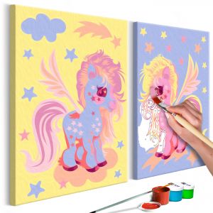 Malování podle čísel - Magical Unicorns | 33x23