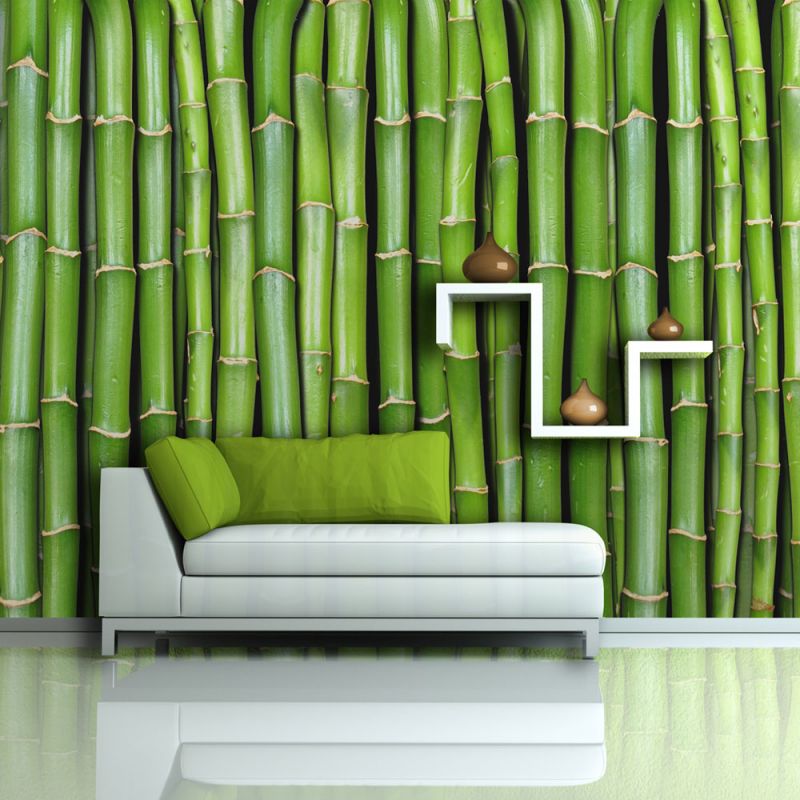 Fototapeta - Bamboo zeď Artgeist