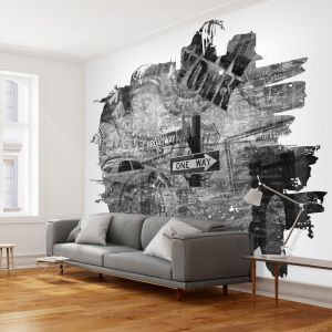 Fototapeta - Black-and-white New York collage | 200x154, 250x193, 300x231, 350x270, 400x309