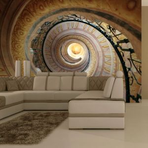 Fototapeta - Decorative spiral stairs Artgeist