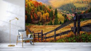 Tapeta Podzimní údolí (Vel. (šířka x výška) 504 x 310 cm)