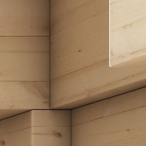 3D tapeta dřevěný tunel (Vel. (šířka x výška) 504 x 310 cm)