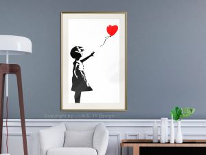 Banksy: Girl with Balloon I Artgeist