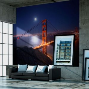 Fototapeta - Golden Gate Bridge at night | 200x154, 250x193, 300x231, 350x270, 400x309