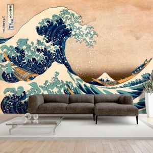 Fototapeta - Hokusai: The Great Wave off Kanagawa (Reproduction) | 100x70, 150x105, 200x140, 250x175, 300x210, 350x245, 400x280