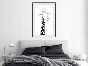 Black and White Giraffe Artgeist