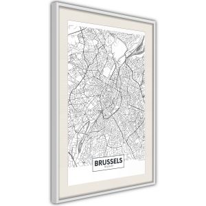 City map: Brussels Artgeist
