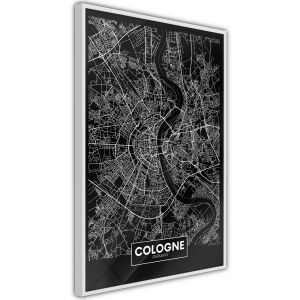 City Map: Cologne (Dark) Artgeist