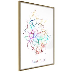 City Map: Madrid (Colour) Artgeist