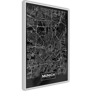 City Map: Munich (Dark) Artgeist