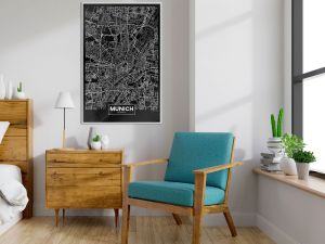 City Map: Munich (Dark) Artgeist