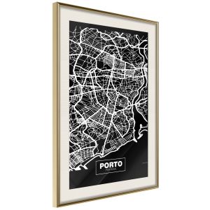 City Map: Porto (Dark) Artgeist
