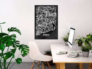 City Map: Porto (Dark) Artgeist