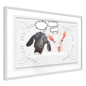 Conversation of Two Goats Artgeist