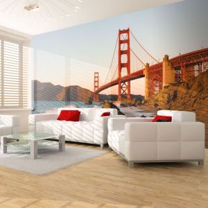 Fototapeta - Most Golden Gate - západ slunce, San Francisco | 200x154, 250x193, 300x231, 350x270, 400x309
