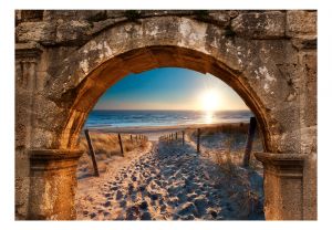 Fototapeta - Arch and Beach Artgeist