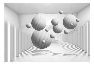 Fototapeta - Balls in White Artgeist