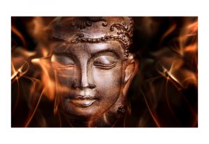 Fototapeta - Buddha. Fire of meditation. Artgeist