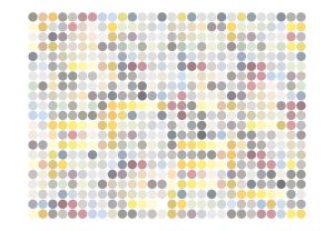 Fototapeta - Colored polka dots Artgeist