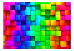 Fototapeta - Colourful Cubes Artgeist