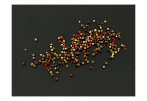 Fototapeta - Composition of coloured pepper Artgeist