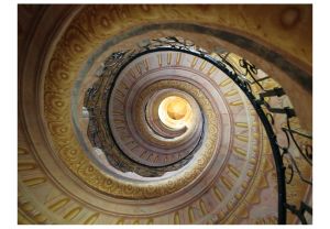 Fototapeta - Decorative spiral stairs Artgeist