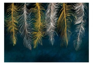Fototapeta - Gilded Feathers Artgeist