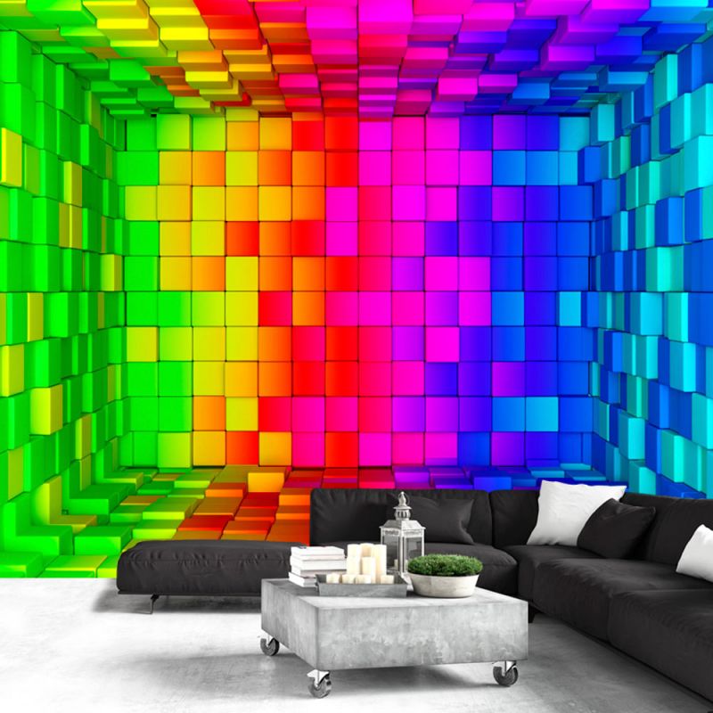 Fototapeta - Rainbow Cube Artgeist