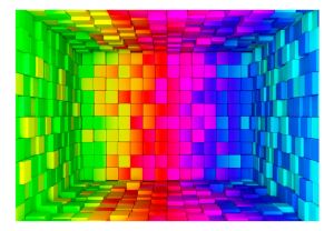 Fototapeta - Rainbow Cube Artgeist
