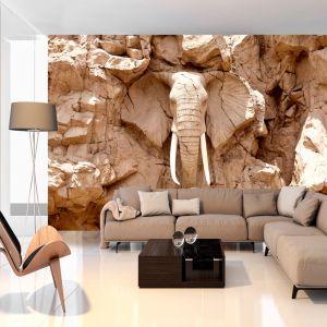 Fototapeta - Stone Elephant (South Africa) | 100x70, 150x105, 200x140, 250x175, 300x210, 350x245, 400x280, 450x315