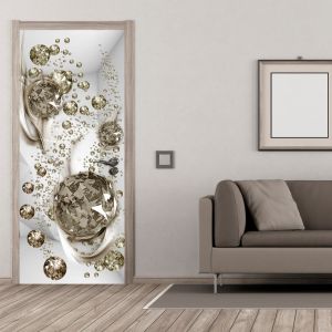 Fototapeta na dveře - Photo wallpaper - Bubble abstraction I | 100x210, 70x210, 80x210, 90x210