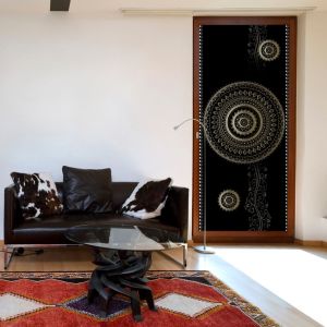 Fototapeta na dveře - Photo wallpaper - Pattern – circles I | 100x210, 70x210, 80x210, 90x210