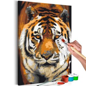 Malování podle čísel - Asian Tiger | 40x60